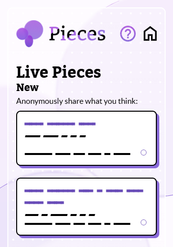 The Give Your Opinions section on the home page